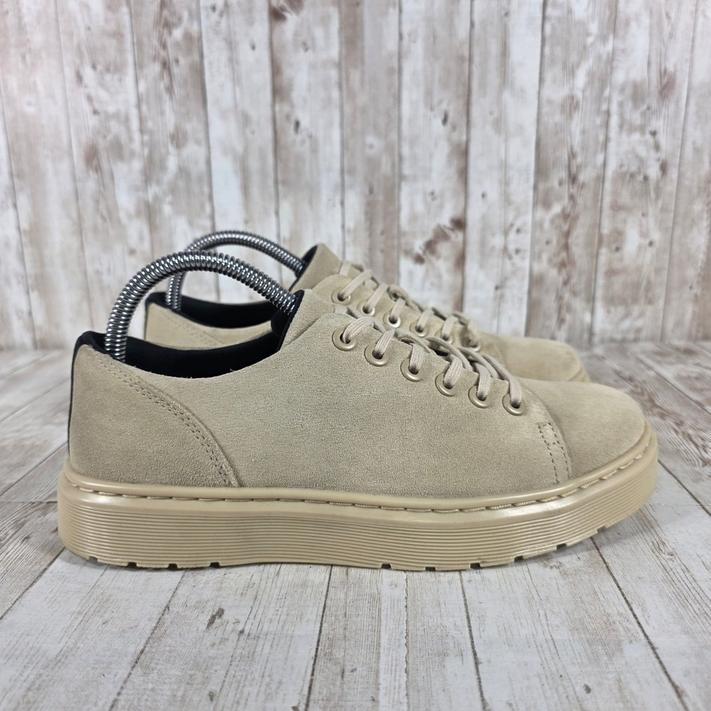 Dr Martens Dante Suede Tan Lace Up Sneakers Shoes Women US 8 UK 6 EU 39
